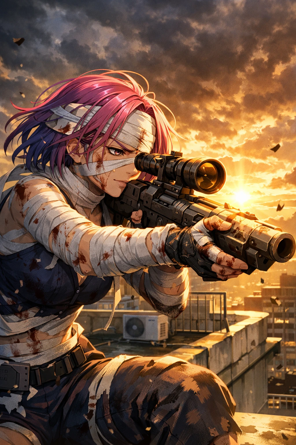 The final heroic sniper shot of atonement by Lady Nagant.