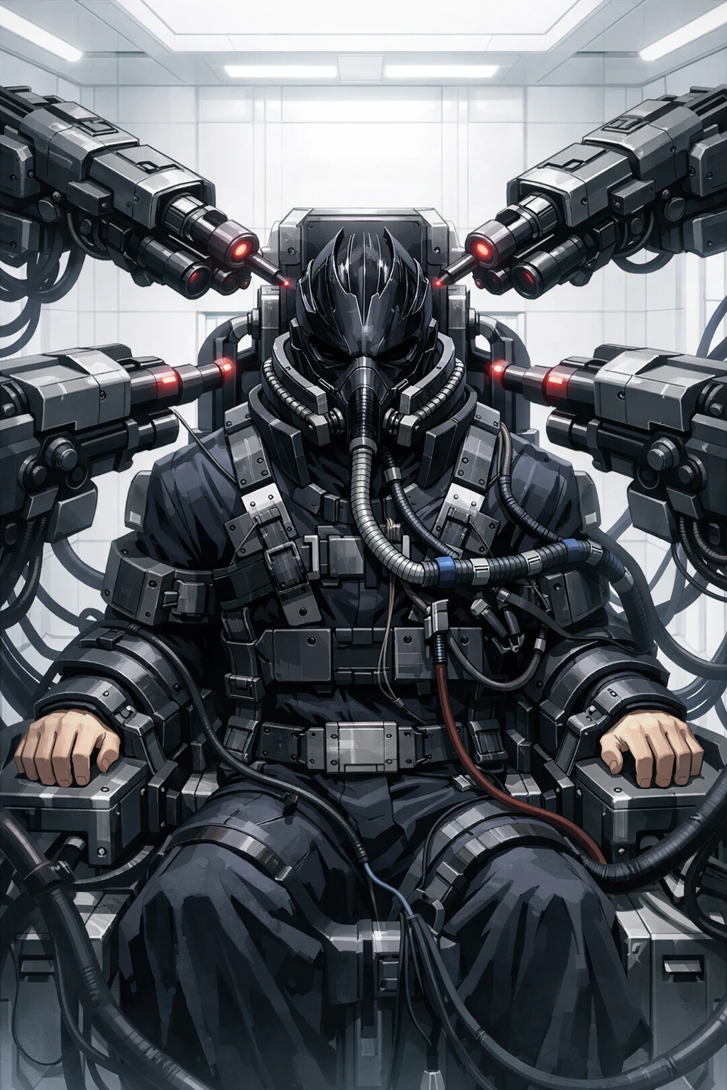 All For One confined in his specialized Iron Maiden cell in Tartarus My Hero Academia.