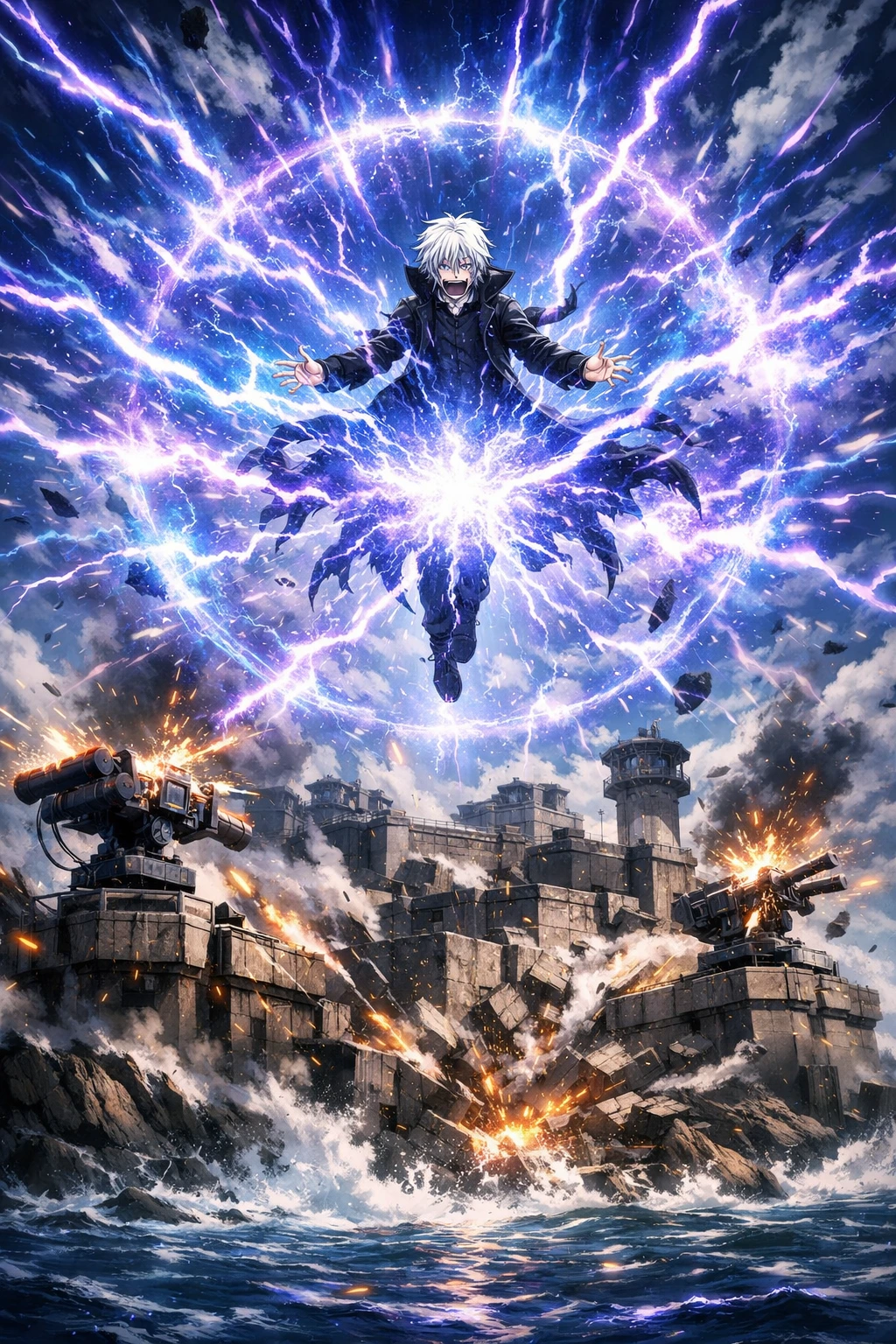 Shigaraki unleashes a devastating EMP strike to breach Tartarus My Hero Academia.