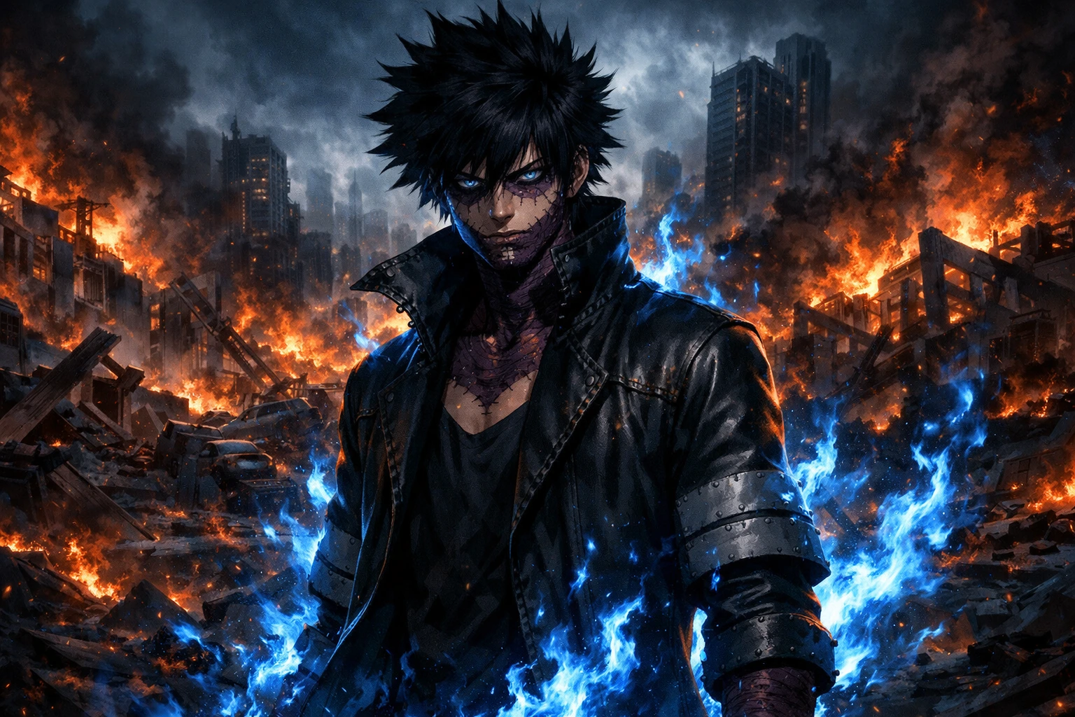 Dabi My Hero Academia - The ultimate manifestation of Hero Society's darkest sins.