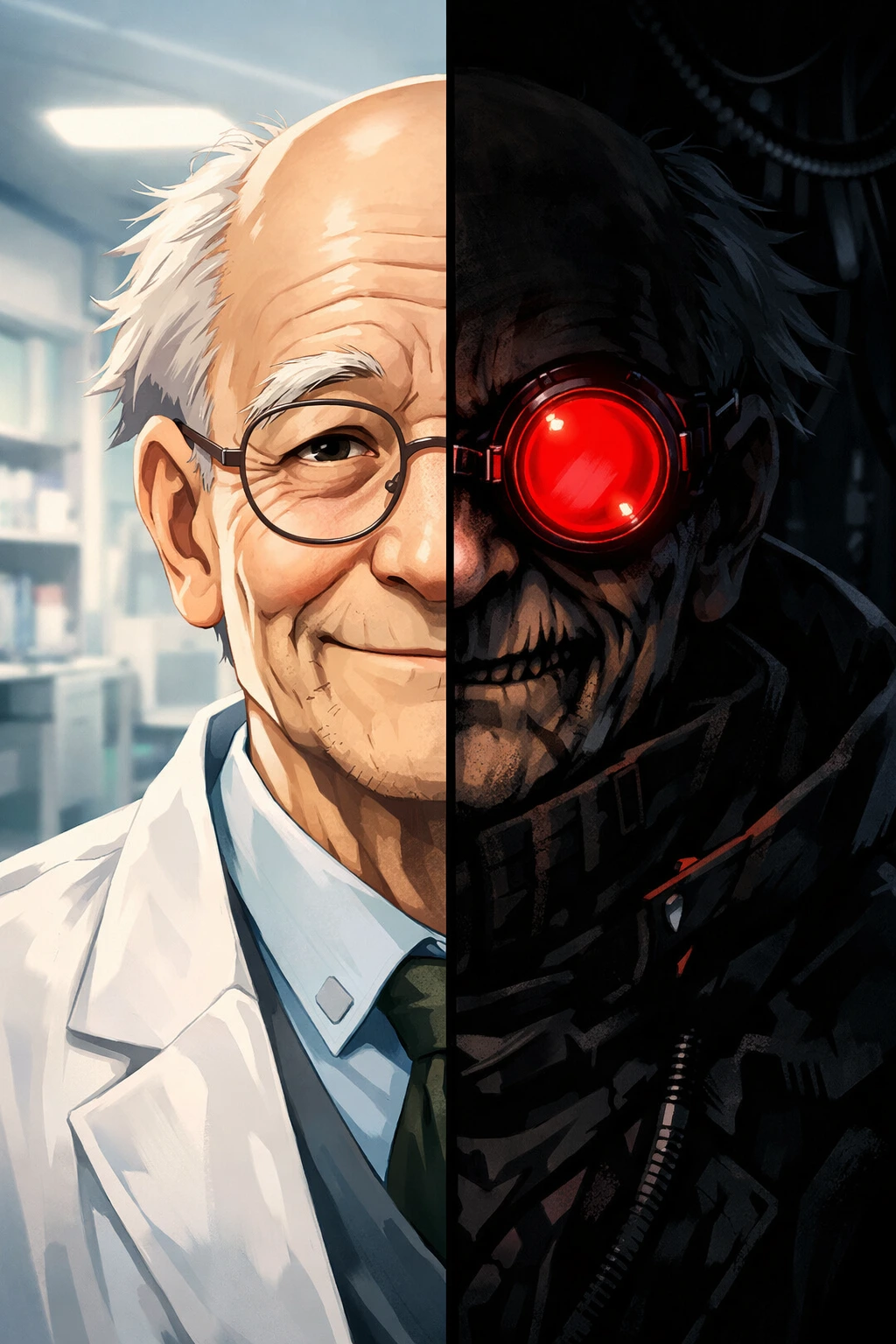 The terrifying dual life of Dr. Kyudai Garaki.
