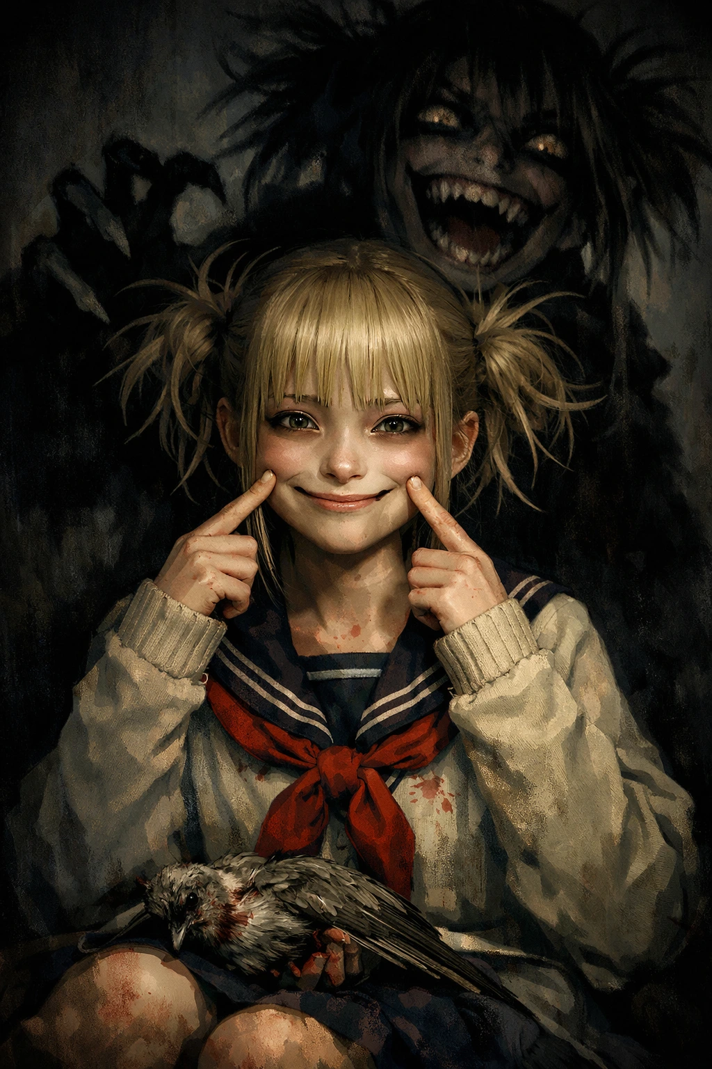 Himiko Toga childhood dead bird incident trauma