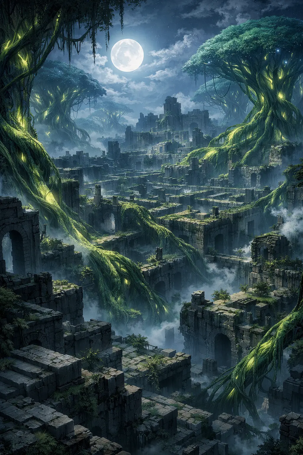 Ancient labyrinth ruins hiding forbidden secrets of the Dark Continent Lore.