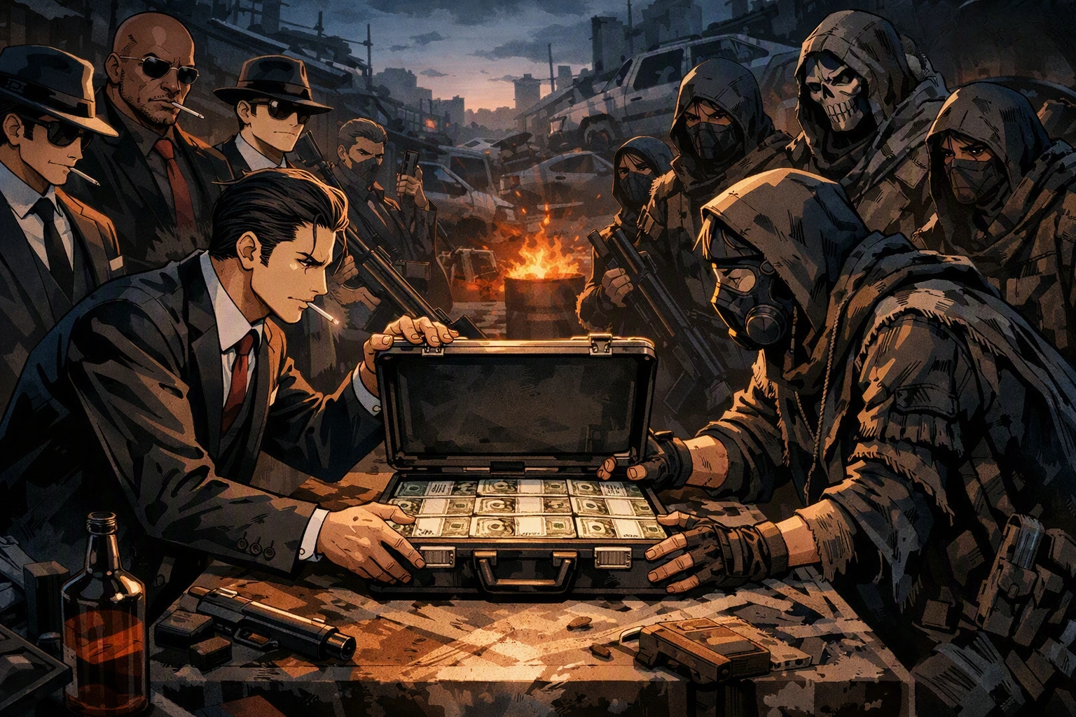 The dark geopolitical alliance between the global Mafia and Meteor City.