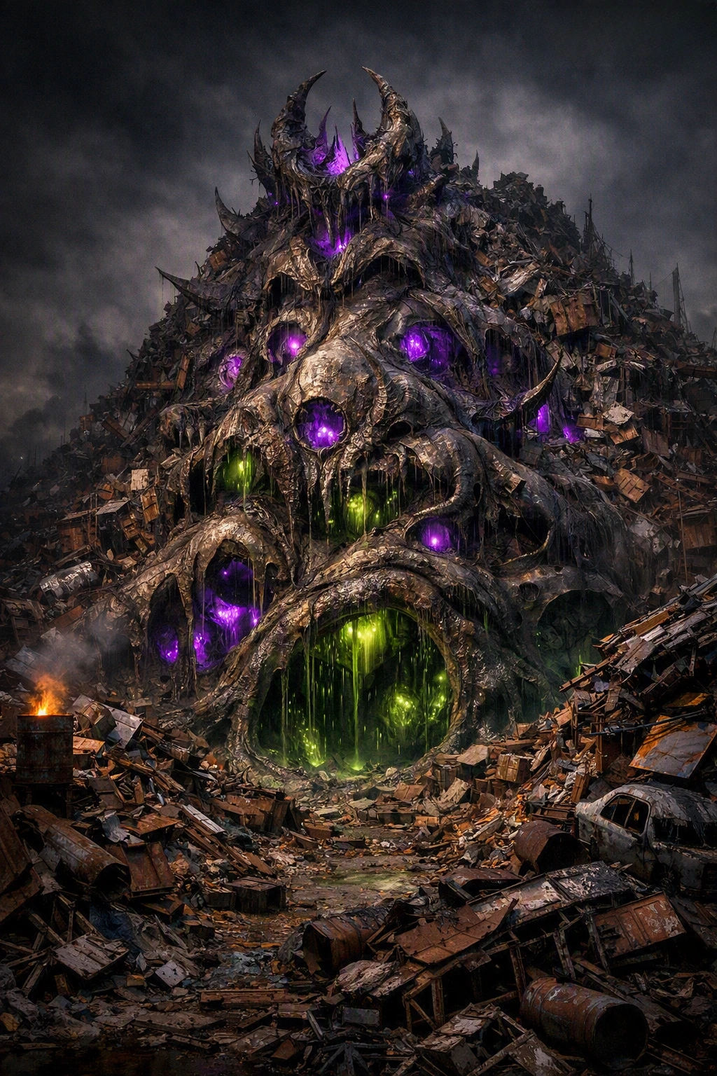 Zazan's Chimera Ant hive established within the borders of Meteor City.