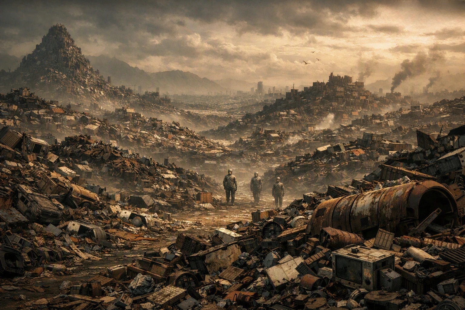 Meteor City in Hunter x Hunter - The ultimate global dumping ground.