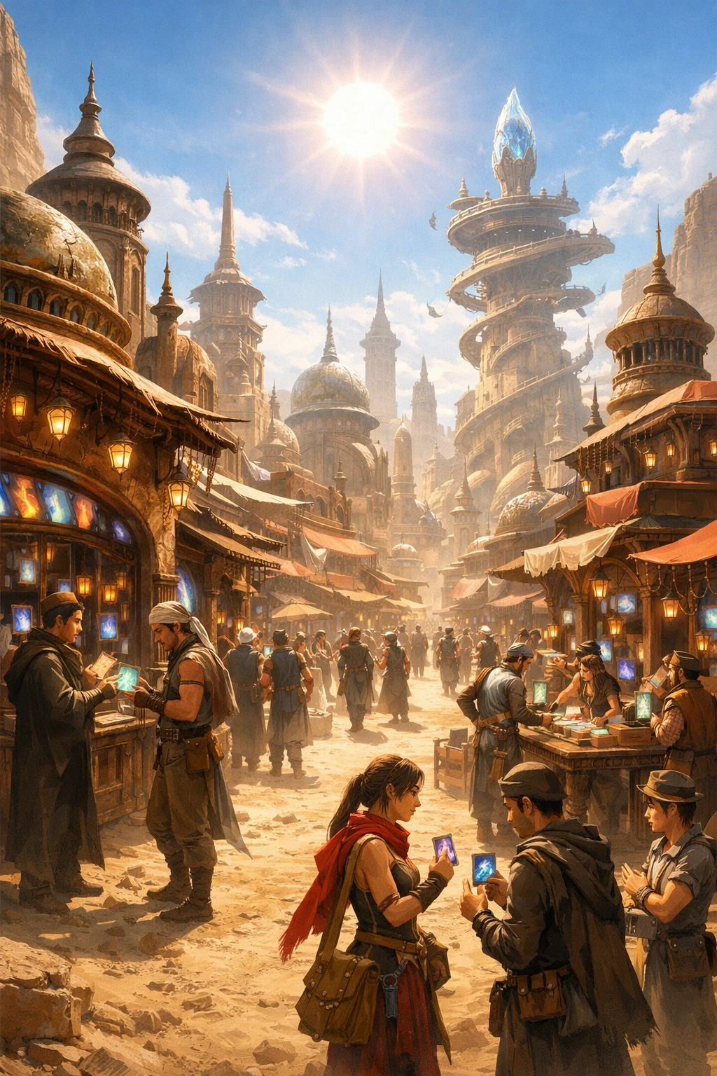 Exploring the city of Masadora's economy in Greed Island Game Mechanics.