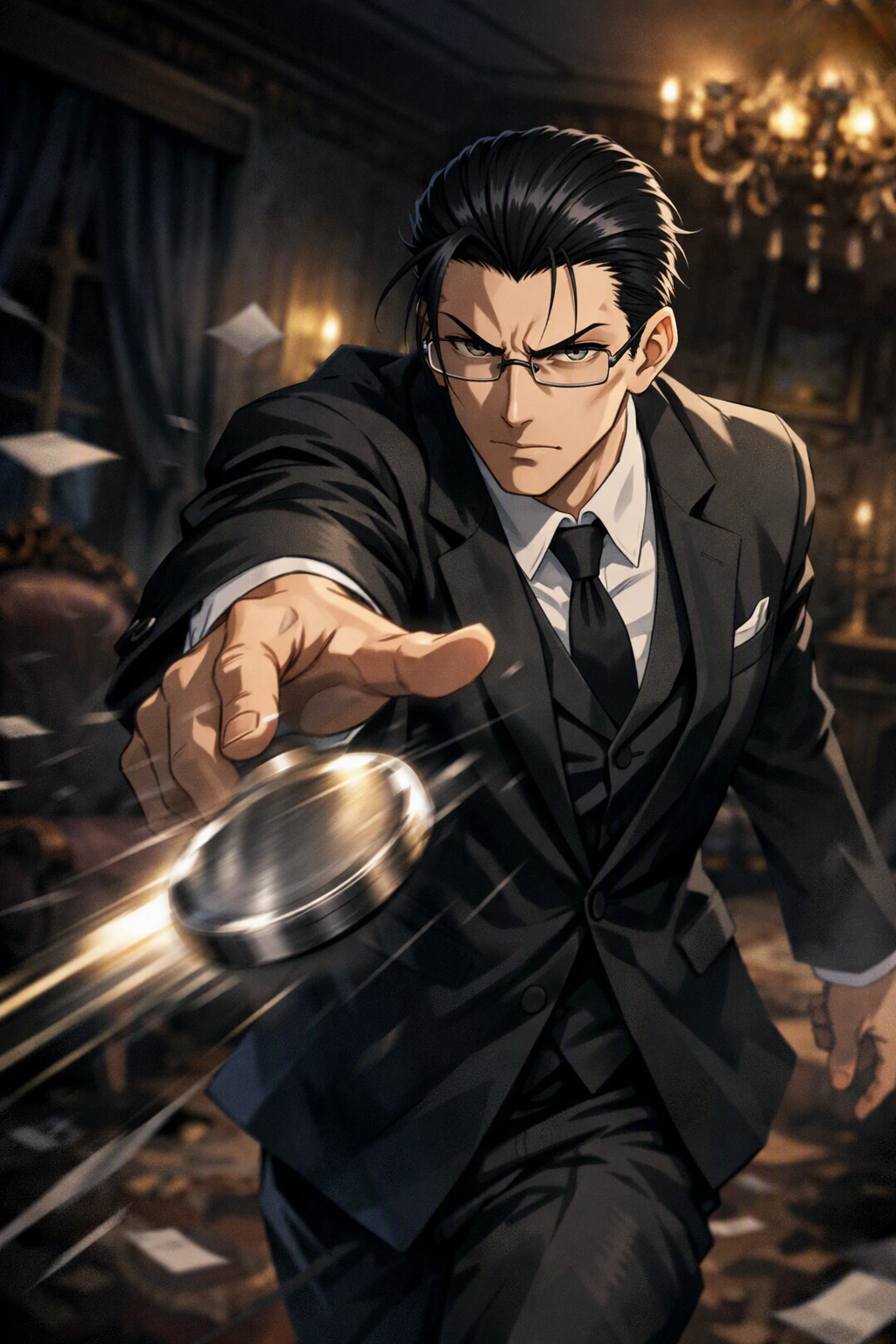 Gotoh, the fiercely loyal head butler serving the Zoldyck Family.